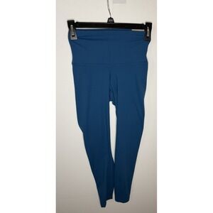 Nike Yoga Tight Fit‎ High Rise 7/8 Leggings Women's Small Teal New Fast Shipping